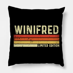 Winifred Name Vintage Retro Limited Edition Gift Pillow