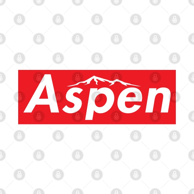 Skiing Aspen Colorado Ski Red And White Skateboard Snowboard Laptop by TravelTime