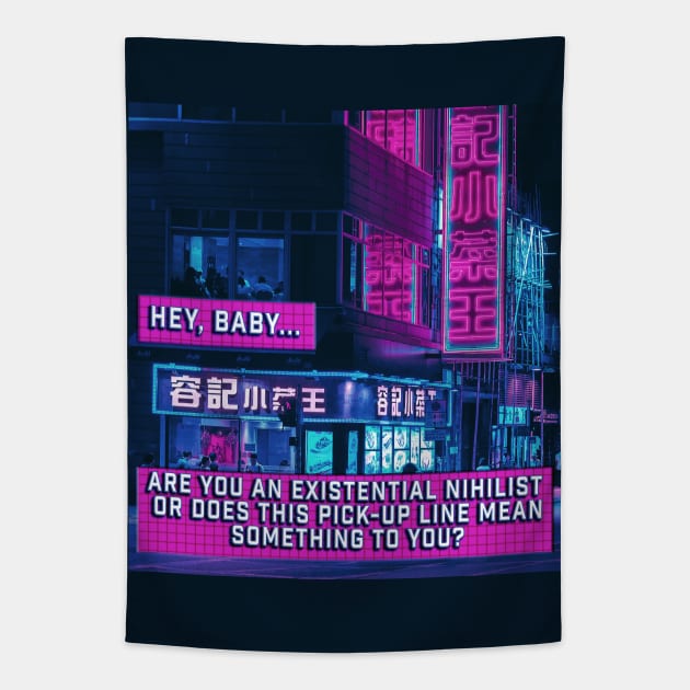 Existential Nihilist Tapestry by SCL1CocoDesigns