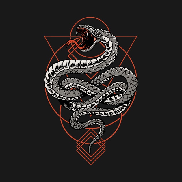 Spiritual snake geometry by Frispa