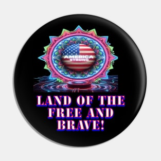 America Strong! Pin