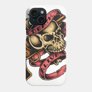 Skull of Pirate Spirit : DEATH or ALIVE Phone Case