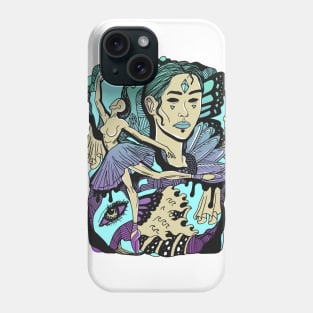 Purple Haze Ballerina Phone Case