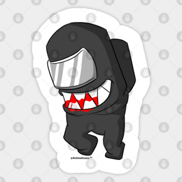 Among Us Imposter Alien Black Among Us Sticker Teepublic Listos para que los descargues y los utilices. among us imposter alien black