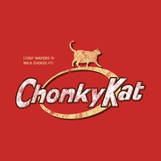 Chonky Kat - distressed T-Shirt