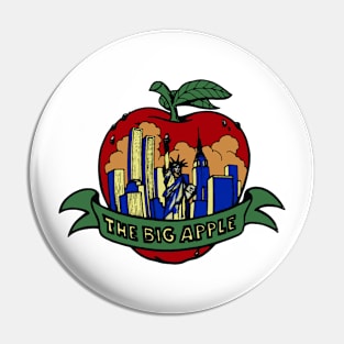 Big Apple NYC Vintage Style Pin