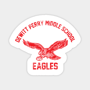 Dewitt Perry Middle School Red Magnet