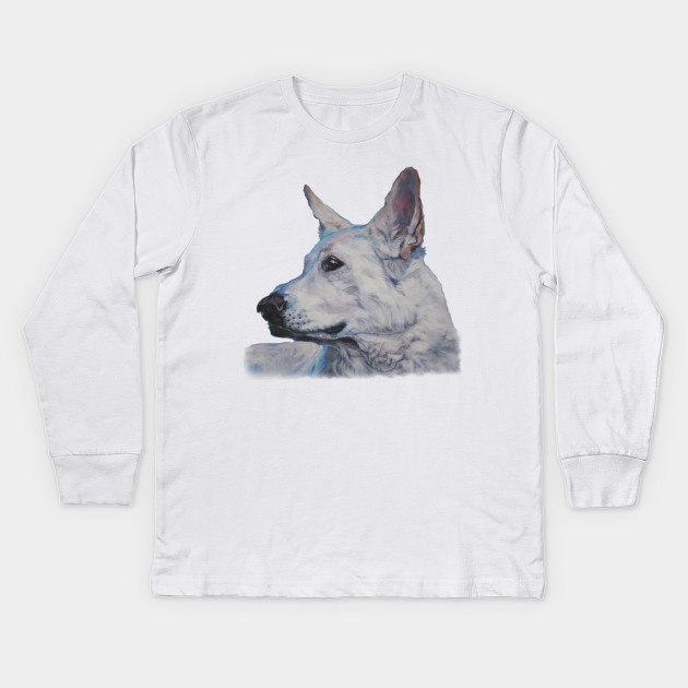 German Shepherd Fine Art Painting German Shepherd Kids Long Sleeve T Shirt Teepublic