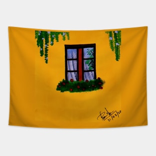 Window pane Tapestry