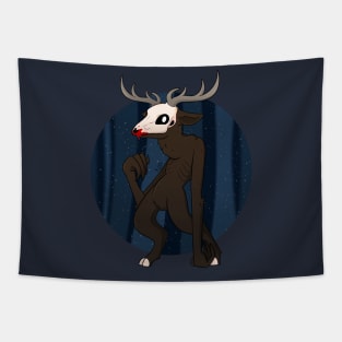 Chibi Wendigo Tapestry