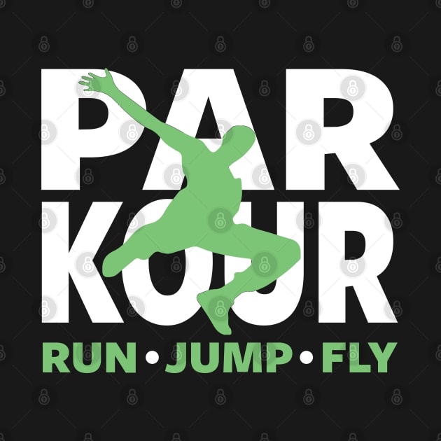 PARKOUR - FREERUNNING - TRACEUR by Tshirt Samurai