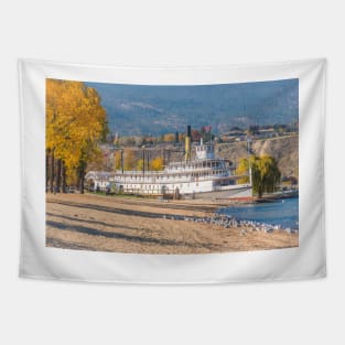 S.S. Sicamous on Okanagan Beach in Penticton Tapestry