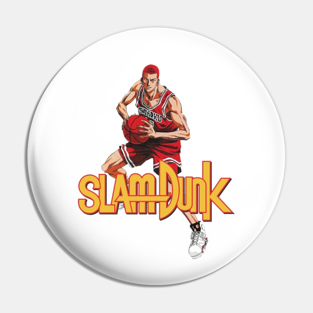 Slamdunk - Sakuragi Pin by jomsdesign