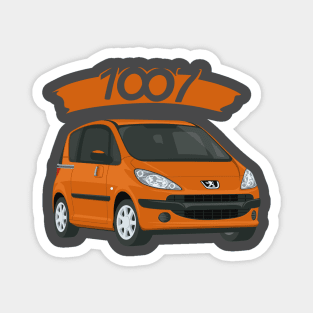 Peugeot 1007 car orange Magnet