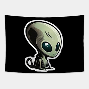 Cute Alien Tapestry