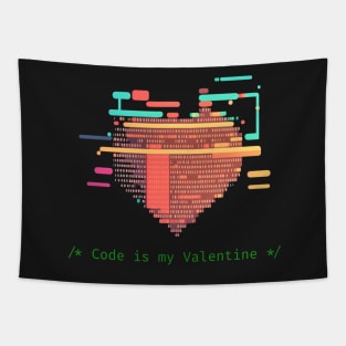 Code is my Valentine - V2 Tapestry