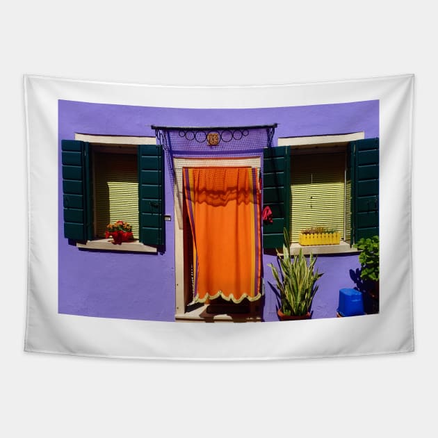 Bright Exteriors in Burano Tapestry by SHappe