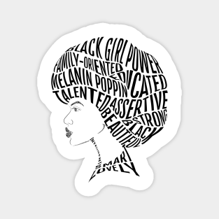 Black Girl Power Magnets Teepublic