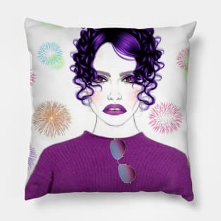 #Nft girl TP 7 Pillow