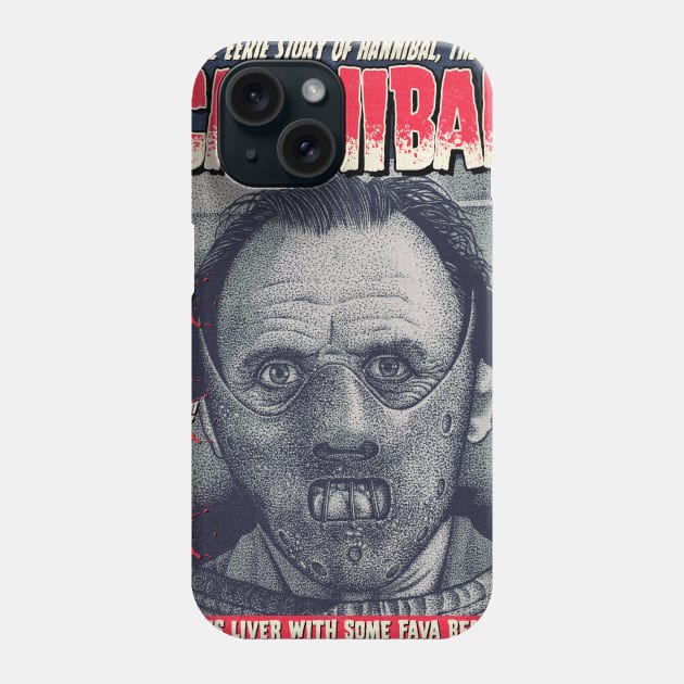 Silence of the lambs Phone Case by PeligroGraphics