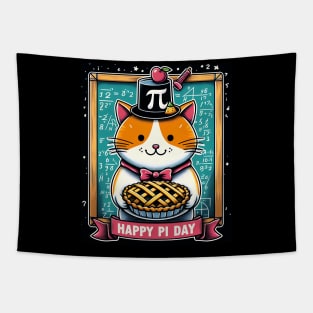 Pi day cat funny Kids, Men and Women and Teachers Math Tapestry