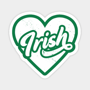 Vintage Irish School Spirit // High School Football Mascot // Go Irish Magnet