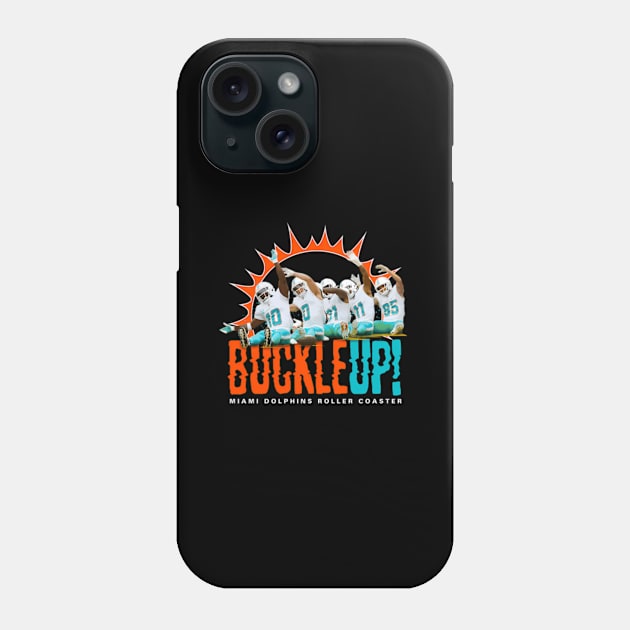 Miami Dolphins Roller Coaster Celly Phone Case by lam-san-dan