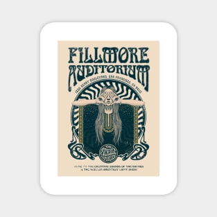 Fillmore Auditorium Psychedelic Poster Magnet