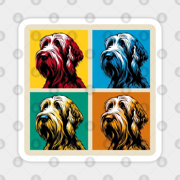 Spinone Italiano Pop Art - Dog Lover Gifts Magnet by PawPopArt