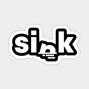 Sink Wordmark Magnet