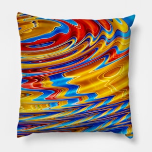 Rainbow Ripples Pillow