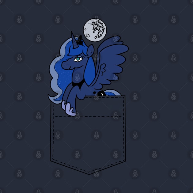 Pocket Princess Luna by AmyNewBlue