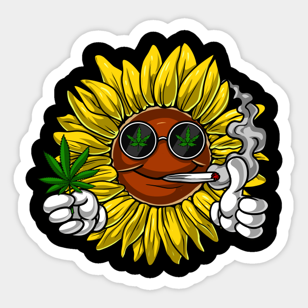 Hippie Sunflower Weed Stoner Sunflower Weed Pegatina Teepublic Mx The best gifs are on giphy. hippie sunflower weed stoner