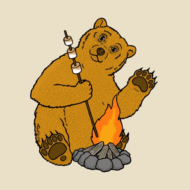 S'mores Bear by HonuHoney