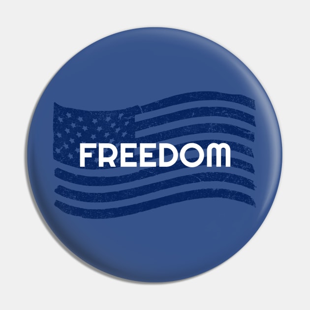 Freedom American Flag Freedom Flag Pin TeePublic