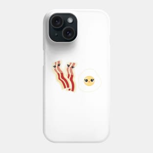 Kawaii bacon and eggs Phone Case