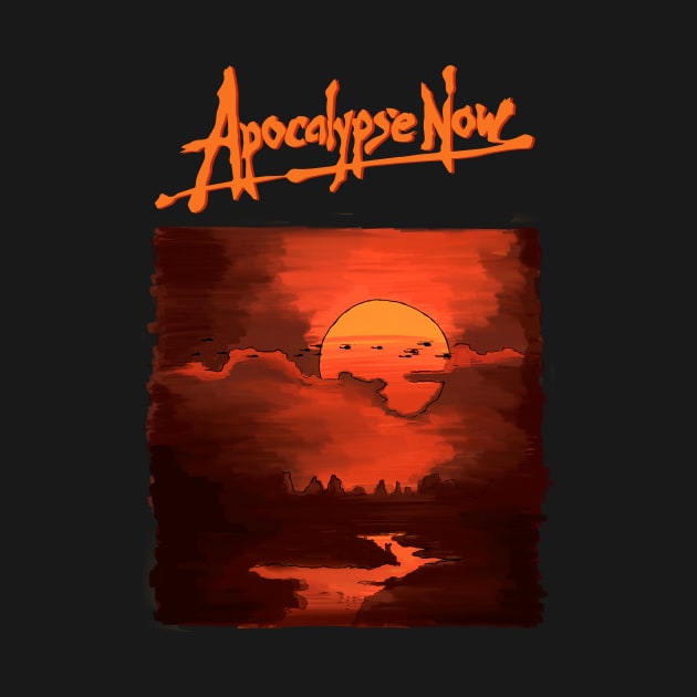 Apocalypse Now illustration with title by burrotees