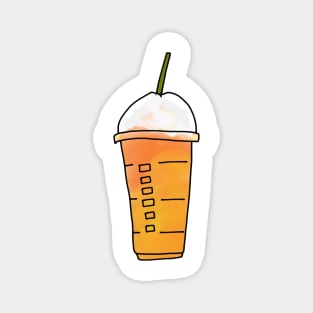 Iced Pumpkin Spice Latte Coffee Frappe Magnet