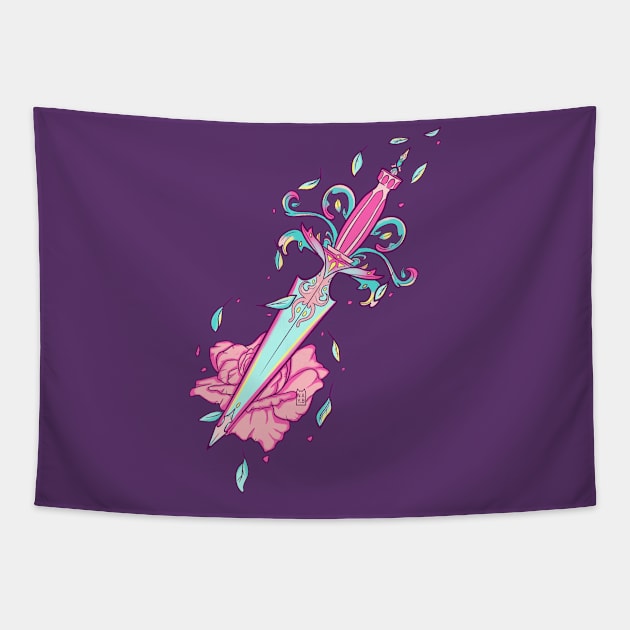 Rose and Dagger Tapestry by nay__b