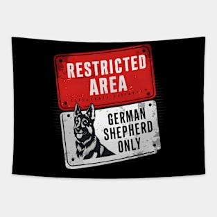 German Shepherd Lover Vintage Graphic Tapestry