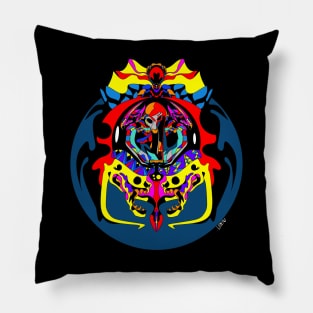 alien invasion in dark attack matter ecopop wallpaper arts Pillow