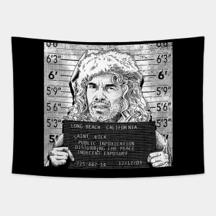 Mugshot Parody Artist Fan Art Tapestry