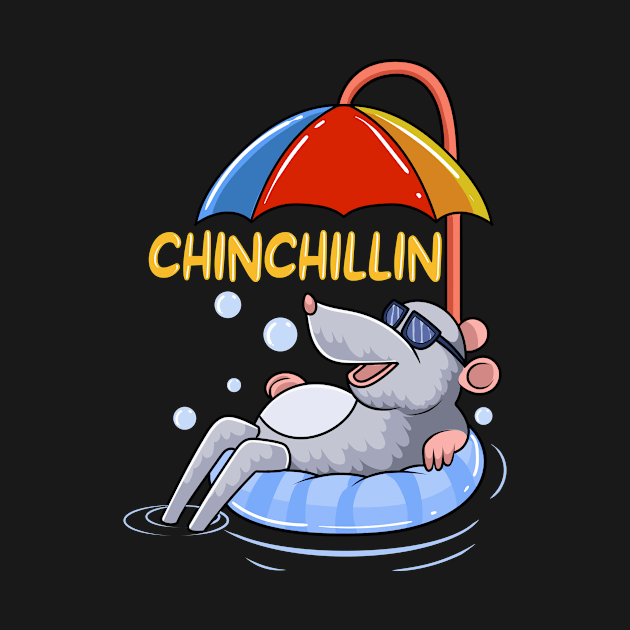 Chinchillin Chinchilla Beach Vacation by Rengaw Designs