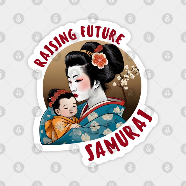 Geisha parenting Magnet by Japanese Fever