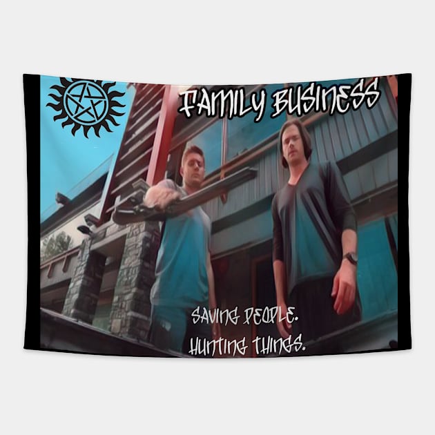 Family Business Tapestry by Erik Morningstar 