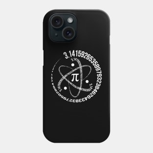 Pi Day 2024- Science Atom Black Phone Case