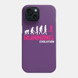 Evolution of Running Girls Runners gift Phone Case