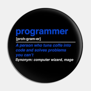 Programmer definition Pin