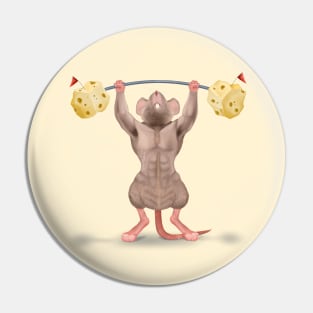 Gym Rat Pin