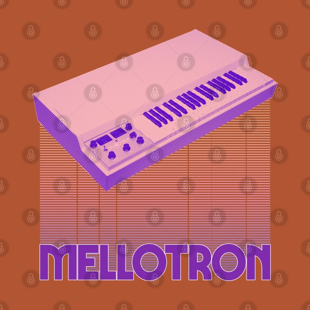 Mellotron - 70s Styled Retro Tribute Design by DankFutura